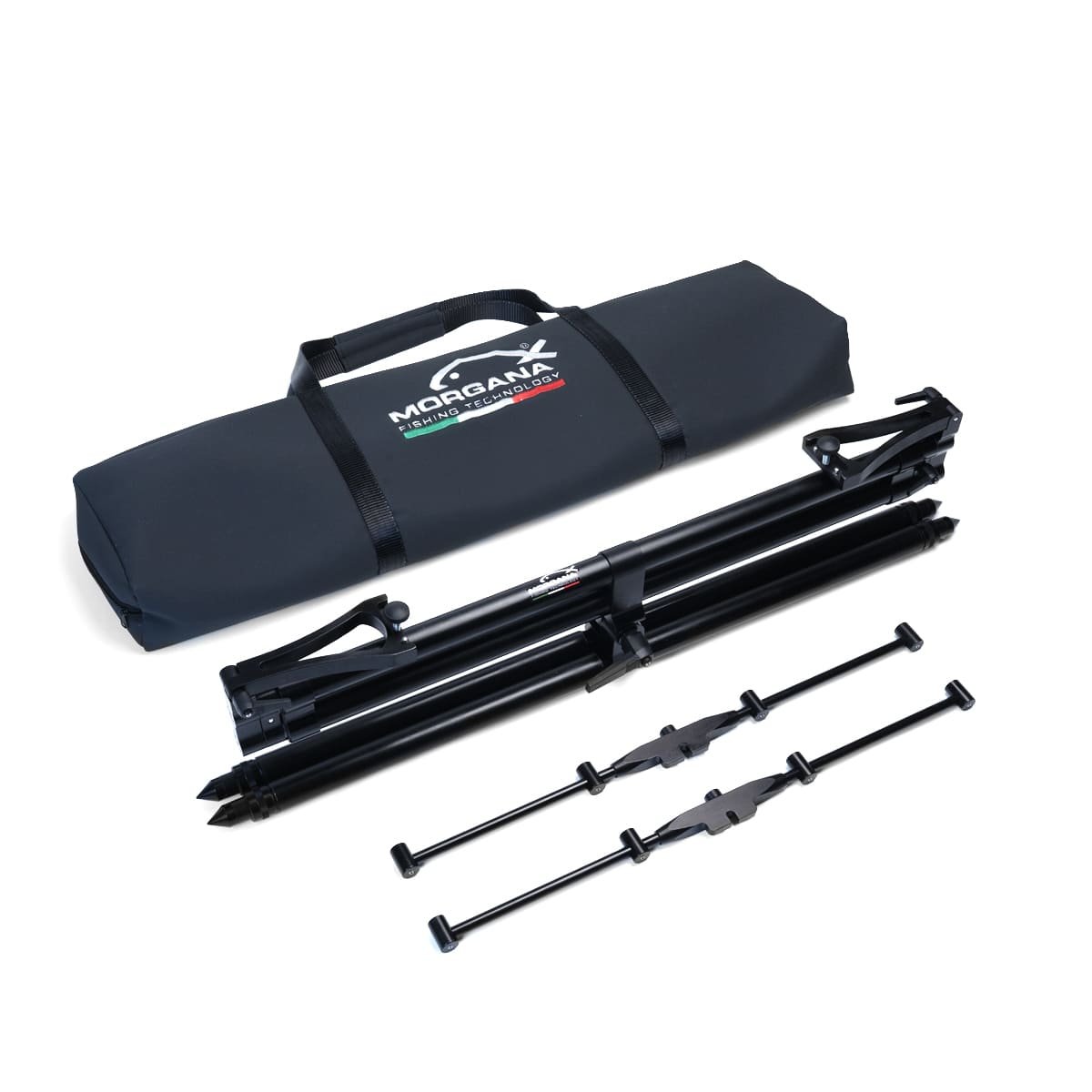 Kit completo Rod Pod Morgana black con 5 boccole, borsa standard e struttura ripiegata