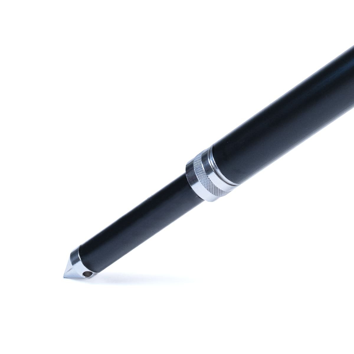 rodpod-fusion-edge-dettaglio-silver Dettaglio del piede del Rod Pod Fusion Edge con ghiera in alluminio anodizzato silver