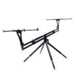 Rod Pod Fusion Carbon con prolunghe finali in carbonio arancione